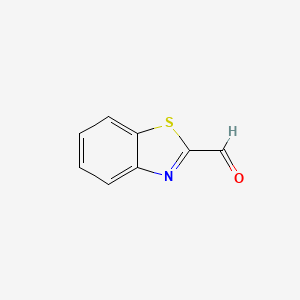 molecular formula C8H5NOS B1267632 1,3-苯并噻唑-2-甲醛 CAS No. 6639-57-2