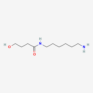 molecular formula C10H22N2O2 B12676343 N-(6-Aminohexyl)-4-hydroxybutyramide CAS No. 95873-59-9