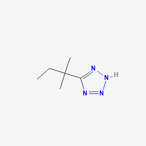 molecular formula C6H12N4 B12676492 5-(1,1-Dimethylpropyl)-5H-tetrazole CAS No. 86842-35-5