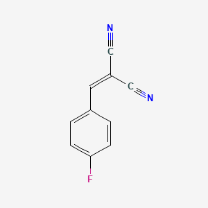 molecular formula C10H5FN2 B1267660 2-(4-Fluorobenzylidene)malononitrile CAS No. 2826-22-4