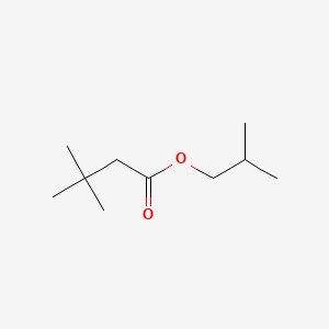 molecular formula C10H20O2 B12676603 Isobutyl 3,3-dimethylbutyrate CAS No. 94021-85-9