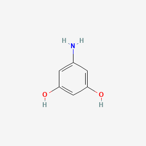 molecular formula C6H7NO2 B1267663 5-Aminobenzene-1,3-diol CAS No. 20734-67-2