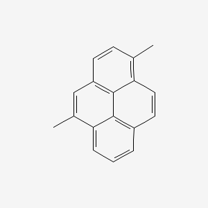 molecular formula C18H14 B12676640 1,5-Dimethylpyrene CAS No. 149021-92-1