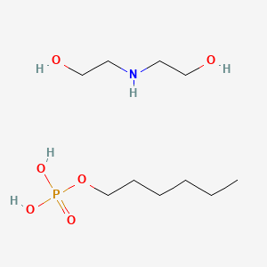 molecular formula C10H26NO6P B12676696 Einecs 287-148-1 CAS No. 85409-77-4