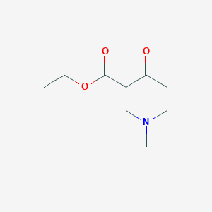 molecular formula C9H15NO3 B1267670 Ethyl 1-methyl-4-oxopiperidine-3-carboxylate CAS No. 25012-72-0