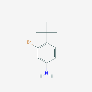 molecular formula C10H14BrN B1267673 3-Bromo-4-(tert-butyl)aniline CAS No. 103275-21-4