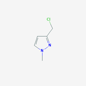 molecular formula C5H7ClN2 B1267674 3-(Chloromethyl)-1-methyl-1H-pyrazole CAS No. 84547-64-8