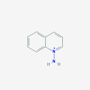 molecular formula C9H9N2+ B1267677 1-Aminoquinolin-1-ium 