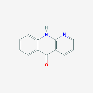 molecular formula C12H8N2O B1267681 10H-Benzo[b][1,8]naphthyridin-5-one CAS No. 28907-30-4