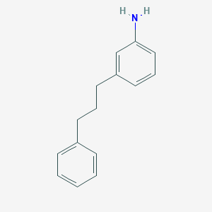 molecular formula C15H17N B1267685 3-(3-Phenylpropyl)aniline CAS No. 80861-05-8