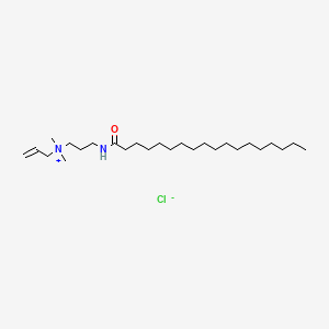 molecular formula C26H53ClN2O B12676857 Allyldimethyl(3-((1-oxooctadecyl)amino)propyl)ammonium chloride CAS No. 93917-88-5