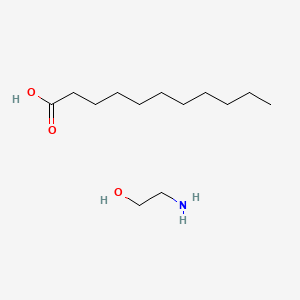 molecular formula C13H29NO3 B12676890 Einecs 300-580-8 CAS No. 93942-29-1
