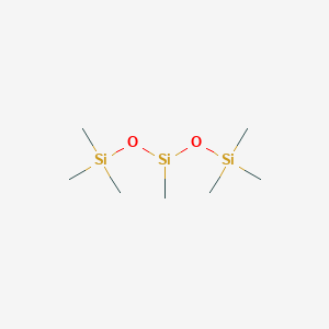 molecular formula C7H21O2Si3 B126769 1,1,1,3,5,5,5-七甲基三硅氧烷 CAS No. 1873-88-7