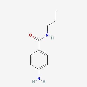 molecular formula C10H14N2O B1267691 4-amino-N-propylbenzamide CAS No. 38681-78-6
