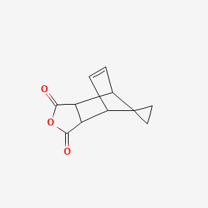 molecular formula C11H10O3 B1267693 3a',4',7',7a'-Tetrahydrospiro[cyclopropane-1,8'-[2]oxa[4,7]methano[2]benzofuran]-1',3'-dione CAS No. 4730-93-2