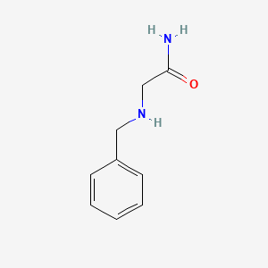 molecular formula C9H12N2O B1267696 2-(Benzylamino)acetamide CAS No. 39796-49-1