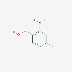 molecular formula C8H11NO B1267699 (2-Amino-4-methylphenyl)methanol CAS No. 81335-87-7