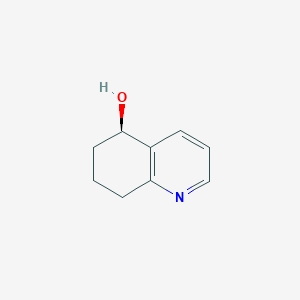 molecular formula C9H11NO B126771 (5R)-5,6,7,8-tetrahydroquinolin-5-ol CAS No. 150737-70-5