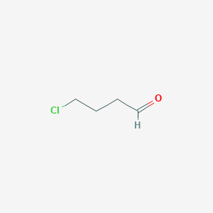 molecular formula C4H7ClO B1267710 4-氯丁醛 CAS No. 6139-84-0