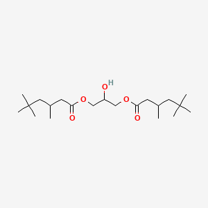 molecular formula C21H40O5 B12677113 2-Hydroxypropane-1,3-diyl bis(3,5,5-trimethylhexanoate) CAS No. 97467-72-6