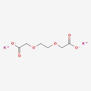 molecular formula C6H8K2O6 B12677142 Dipotassium 2,2'-(ethylenebis(oxy))bisacetate CAS No. 41999-73-9
