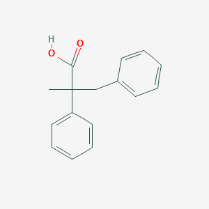 molecular formula C16H16O2 B1267715 2-Methyl-2,3-diphenylpropanoic acid CAS No. 7511-43-5