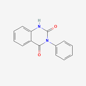 molecular formula C14H10N2O2 B1267716 3-Phenyl-2,4(1H,3H)-quinazolinedione CAS No. 603-23-6