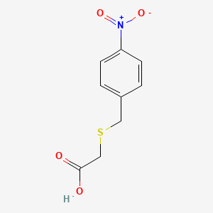 molecular formula C9H9NO4S B1267717 [(4-Nitrobenzyl)thio]acetic acid CAS No. 6345-13-7