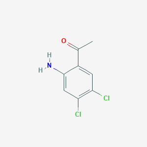 molecular formula C8H7Cl2NO B1267722 1-(2-Amino-4,5-dichlorophenyl)ethanone CAS No. 6951-70-8