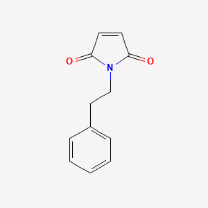 molecular formula C12H11NO2 B1267726 Maleimide, N-phenethyl- CAS No. 6943-90-4