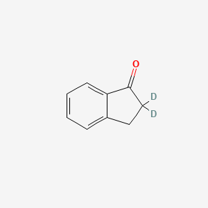 molecular formula C9H8O B12677268 1-Indanone-2,2-d2 CAS No. 10036-02-9