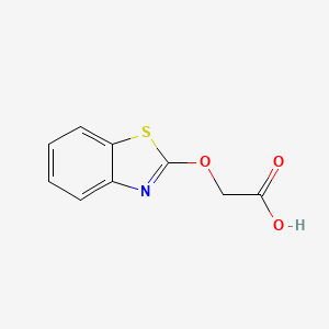 molecular formula C9H7NO3S B1267729 2-(Benzo[d]thiazol-2-yloxy)acetic acid CAS No. 2875-32-3