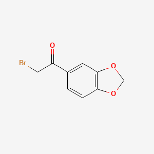 molecular formula C9H7BrO3 B1267731 1-(1,3-Benzodioxol-5-yl)-2-bromoethan-1-one CAS No. 40288-65-1