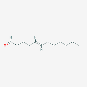 molecular formula C12H22O B12677339 trans-Dodec-5-enal CAS No. 68820-34-8