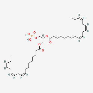 molecular formula C39H65O8P B12677346 3-(Phosphonooxy)-1,2-propanediyl bis((9Z,12Z,15Z)-9,12,15-octadecatrienoate) CAS No. 94086-57-4