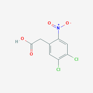 molecular formula C8H5Cl2NO4 B1267742 2-(4,5-Dichloro-2-nitrophenyl)acetic acid CAS No. 37777-90-5