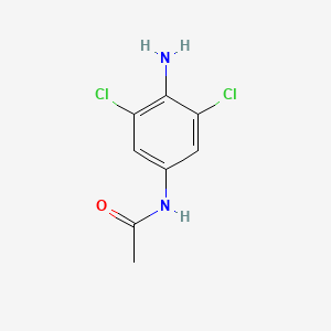 molecular formula C8H8Cl2N2O B1267744 N-(4-氨基-3,5-二氯苯基)乙酰胺 CAS No. 7402-53-1