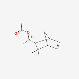 molecular formula C13H20O2 B12677445 1-(3,3-Dimethylbicyclo(2.2.1)hept-5-en-2-yl)ethyl acetate CAS No. 85204-18-8
