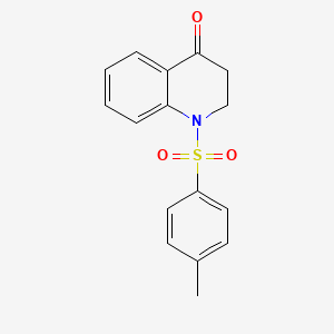 molecular formula C16H15NO3S B1267752 1-Tosyl-2,3-dihydroquinolin-4(1H)-one CAS No. 14278-37-6