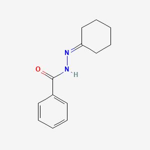 molecular formula C13H16N2O B1267764 N'-环己叉亚基苯并肼 CAS No. 24214-79-7