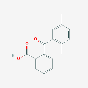 molecular formula C16H14O3 B1267765 2-(2,5-二甲基苯甲酰)苯甲酸 CAS No. 60288-22-4