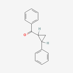 molecular formula C16H14O B1267766 Phenyl(2-phenylcyclopropyl)methanone CAS No. 1145-91-1