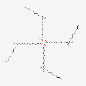 molecular formula C72H140O4Ti B12677662 Titanium tetrakis((Z)-octadec-9-enolate) CAS No. 26291-85-0