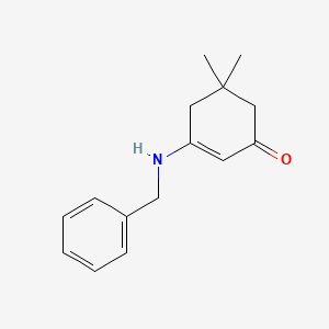 molecular formula C15H19NO B1267769 3-(Benzylamino)-5,5-dimethylcyclohex-2-en-1-one CAS No. 889-31-6