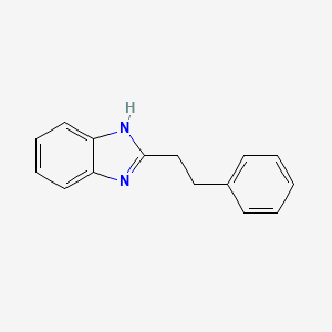 molecular formula C15H14N2 B1267778 2-(2-苯乙基)-1H-苯并咪唑 CAS No. 5805-30-1