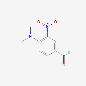 molecular formula C9H10N2O3 B1267781 4-(Dimethylamino)-3-nitrobenzaldehyde CAS No. 59935-39-6