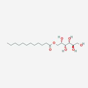 molecular formula C18H36O7 B12677841 D-Glucitol monolaurate CAS No. 26657-97-6
