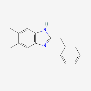 2-Benzyl-5,6-dimethyl-1h-benzimidazole