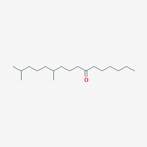 molecular formula C18H36O B1267801 11,15-Dimethylhexadecan-7-one CAS No. 71172-52-6