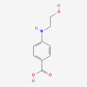 molecular formula C9H11NO3 B1267804 4-[(2-Hydroxyethyl)amino]benzoic acid CAS No. 117821-34-8